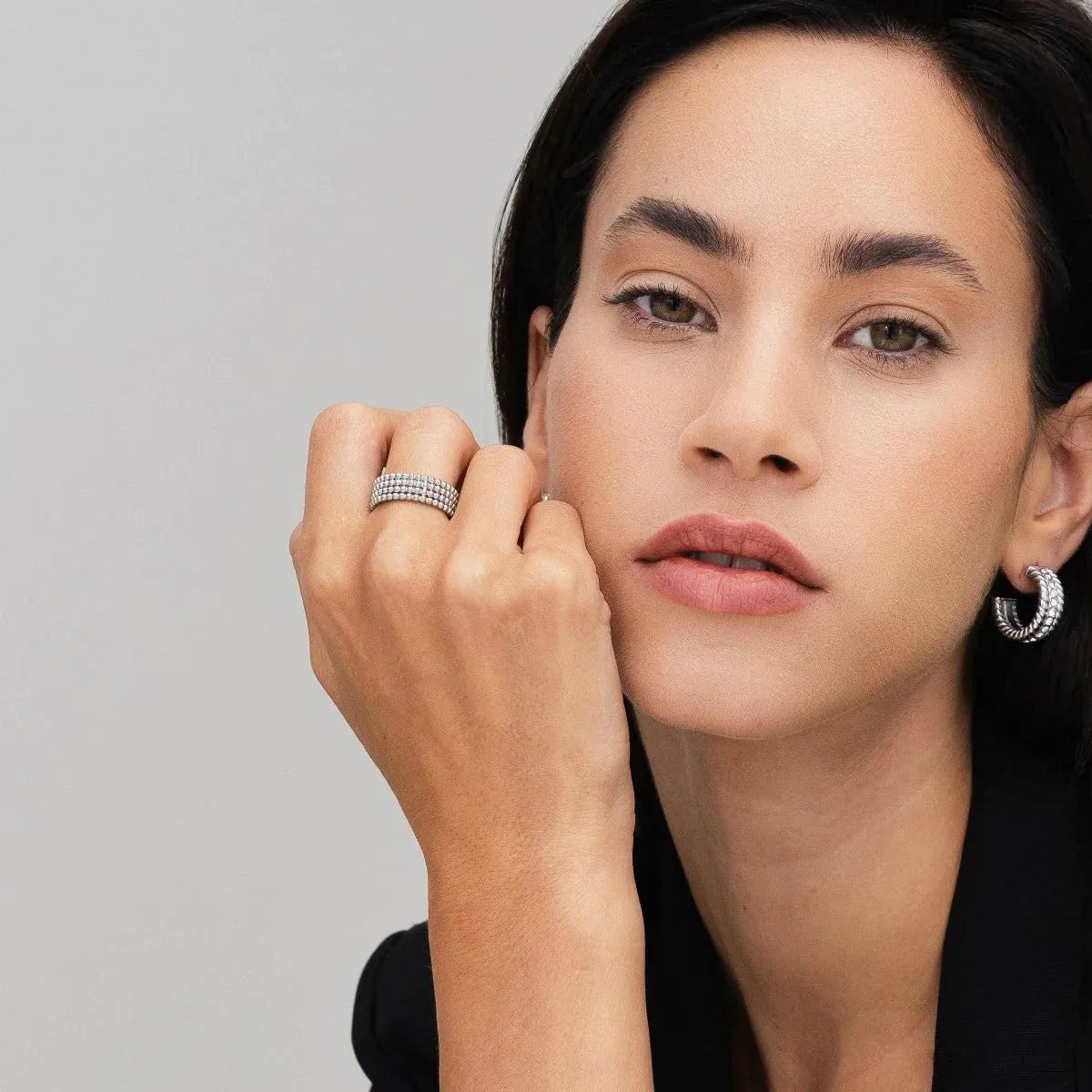 Iconic Sphere Ring - Silver