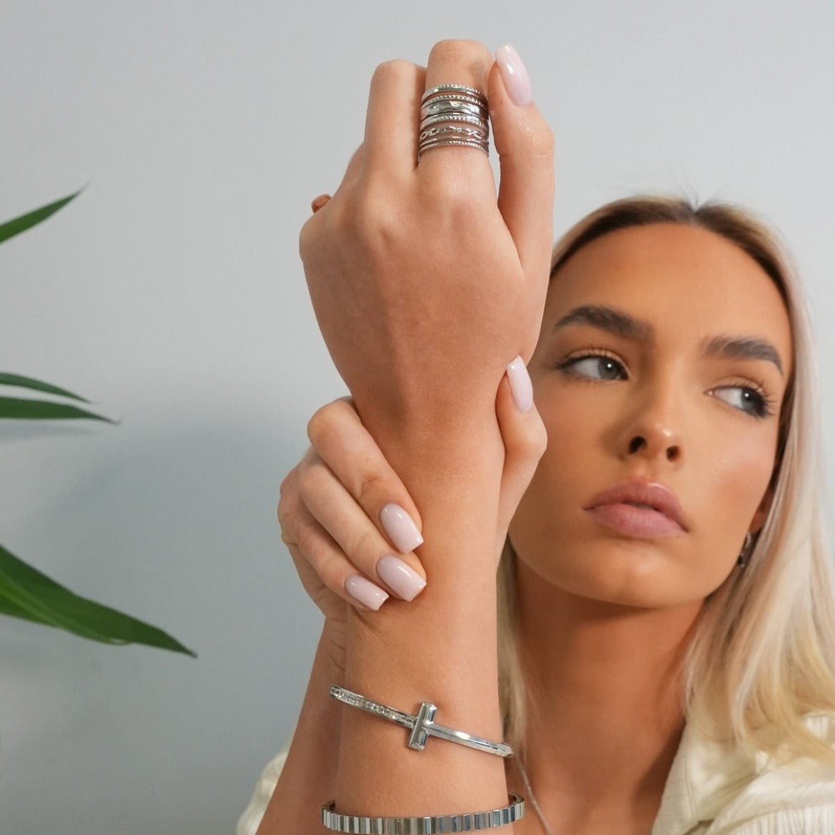 Royale Adjustable Ring - Silver