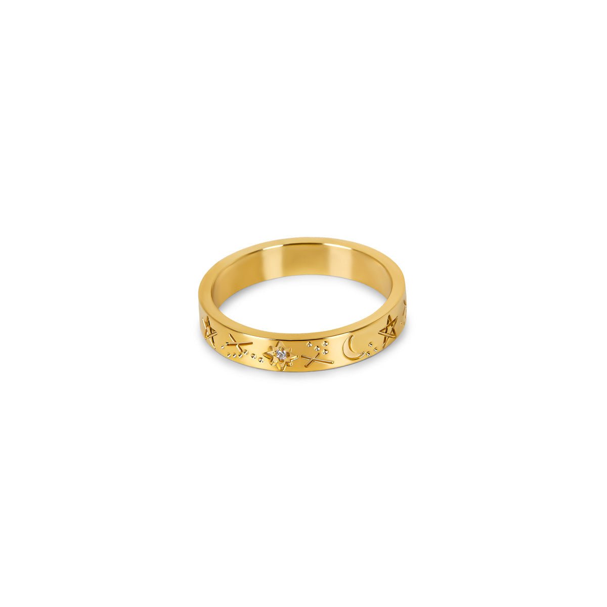 Sky Ring Plated in 18k Gold