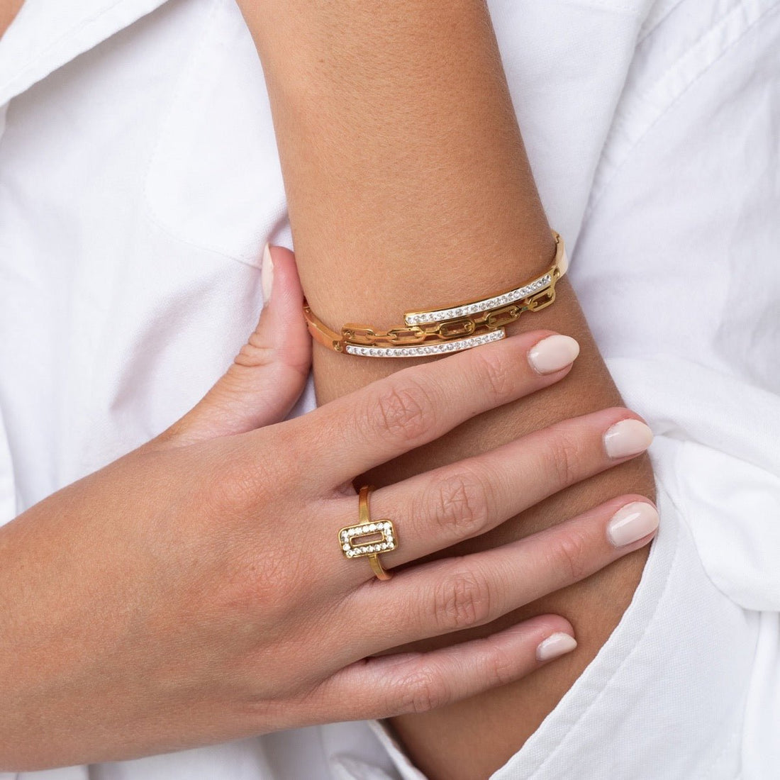 Donatela Bracelet Plated in 18K Gold
