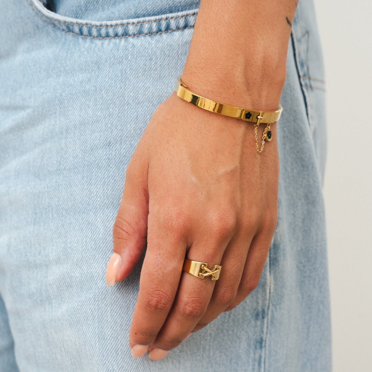 18K Gold Plated Charm Bracelet