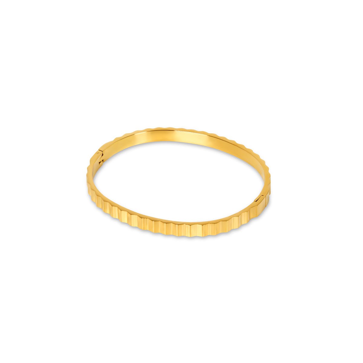 Ripple Bracelet Plated in 18k Gold
