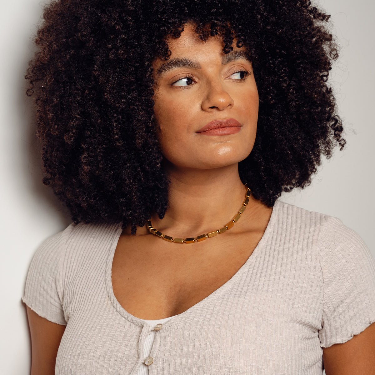 Cora Necklace Plated in 18k Gold