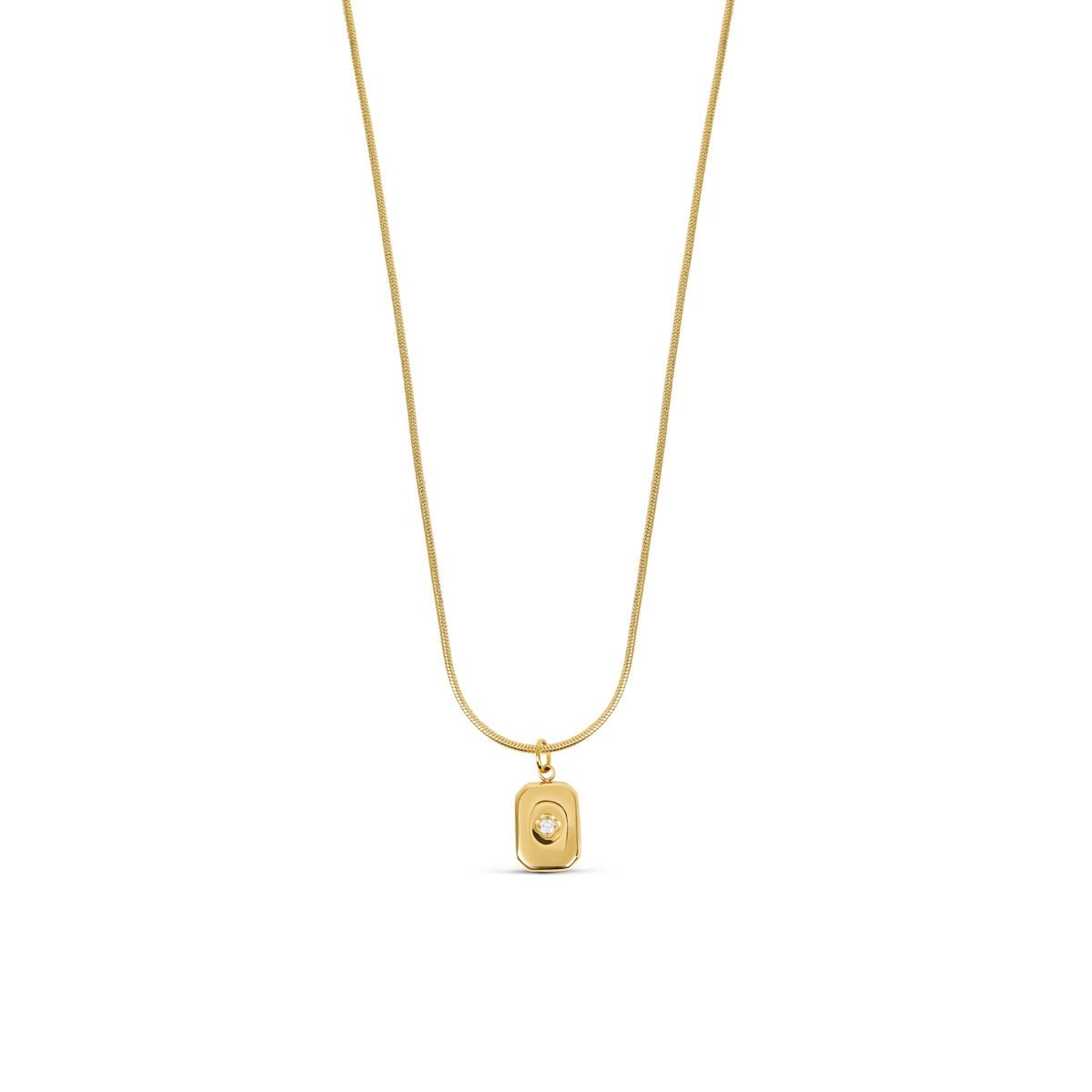 Shine Necklace with 18k Gold Plated Pendant