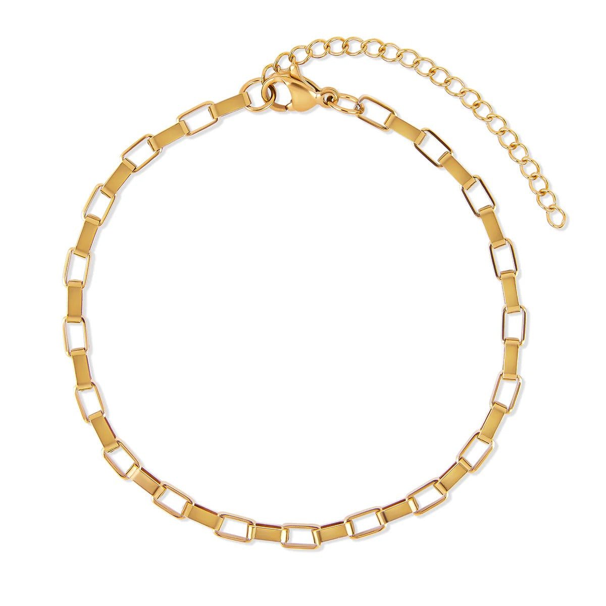 Elegance Bracelet Set &amp; Knot Bangle Plated in 18K Gold