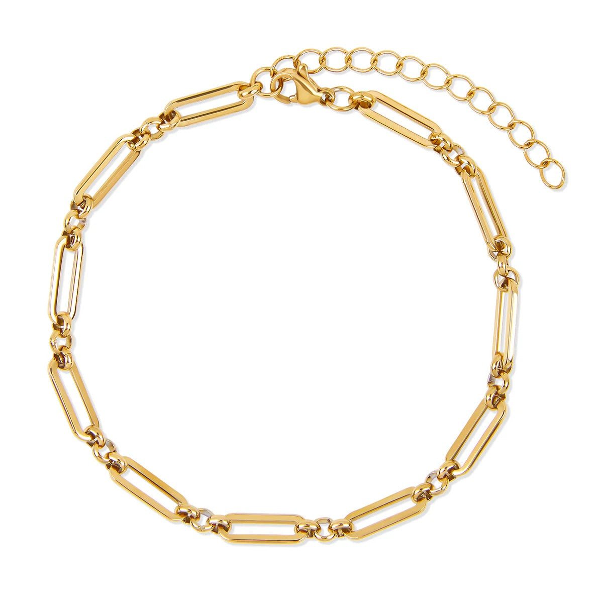 Elegance Bracelet Set &amp; Knot Bangle Plated in 18K Gold