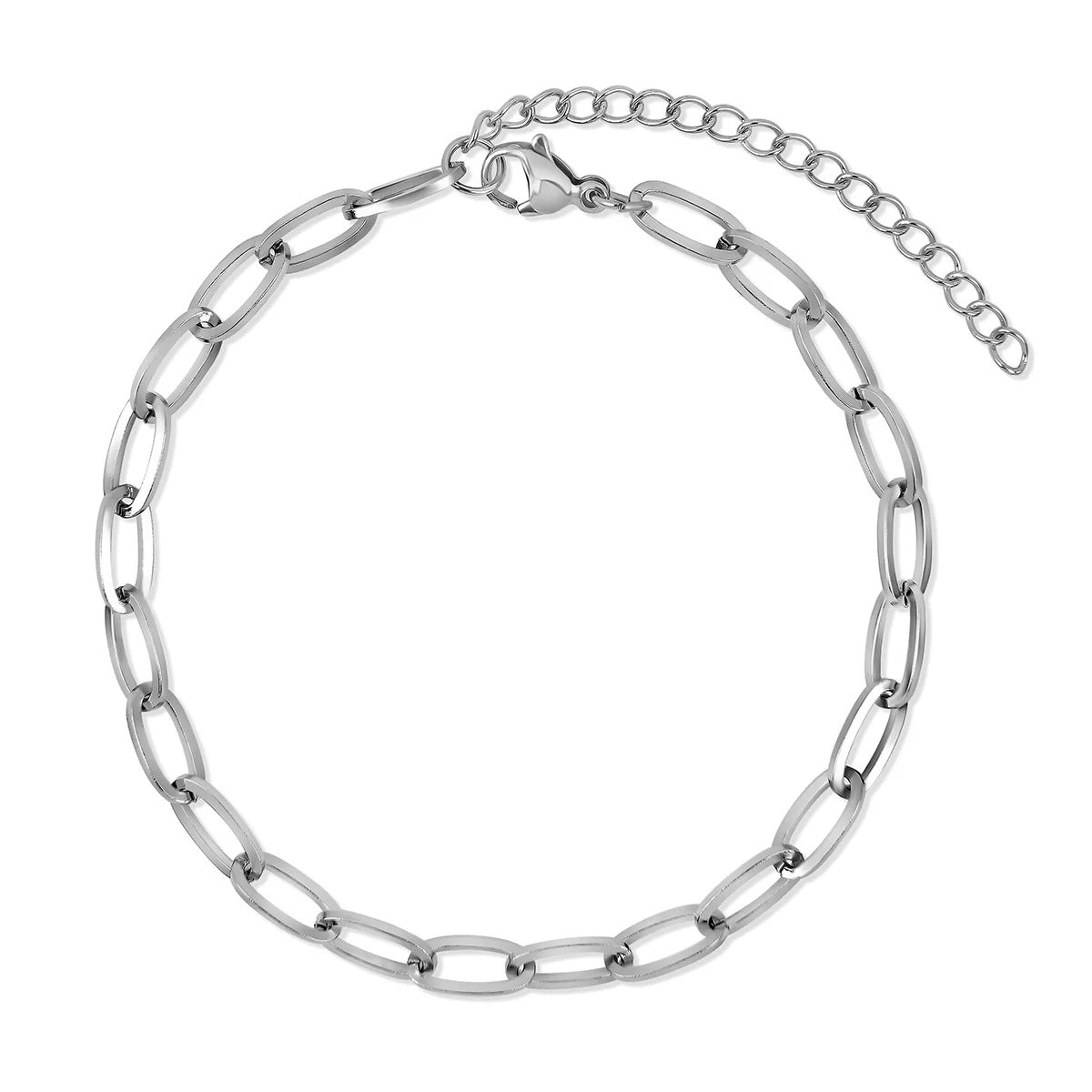 Elegance Bracelet Set &amp; Knot Bangle - Silver