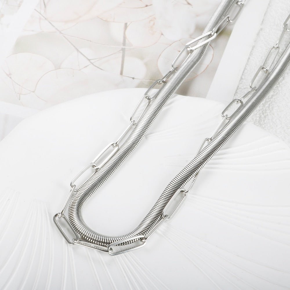 Antonela Necklace Mix - Silver