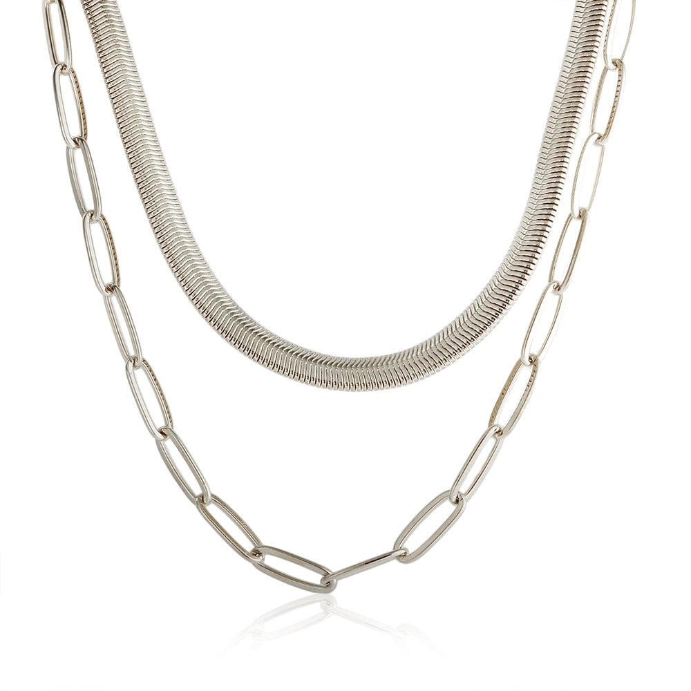 Antonela Necklace Mix - Silver