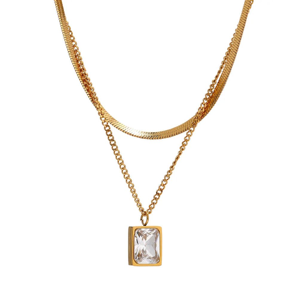 Mix Paris Necklace Plated in 18k Gold