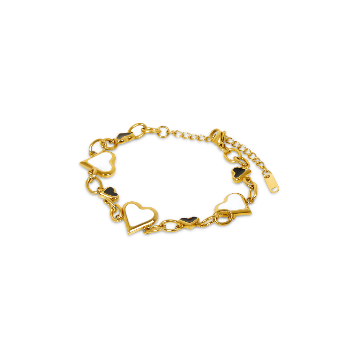 Pulseira Love Glow Monocromático Banhado em Ouro 18K
