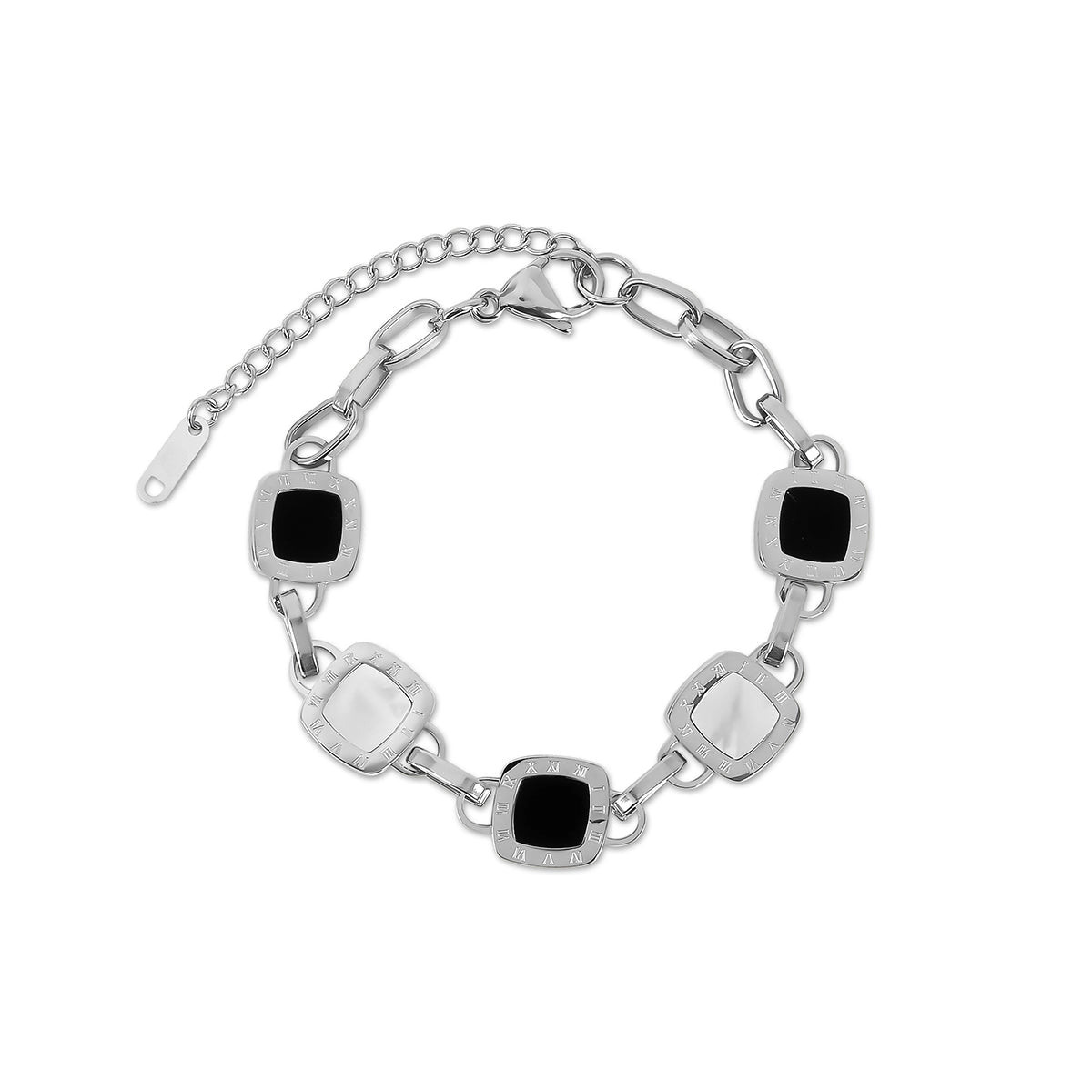 Square Mono Bracelet - Silver